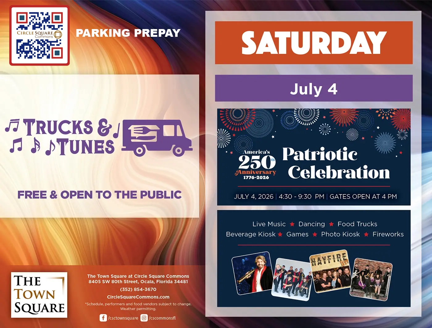 July 4th Celebration at Circle Square Commons.